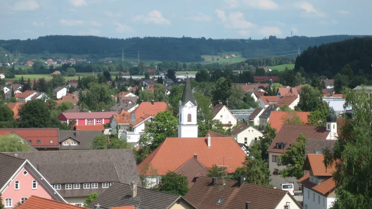 Stadtansicht von Bad Grönenbach
