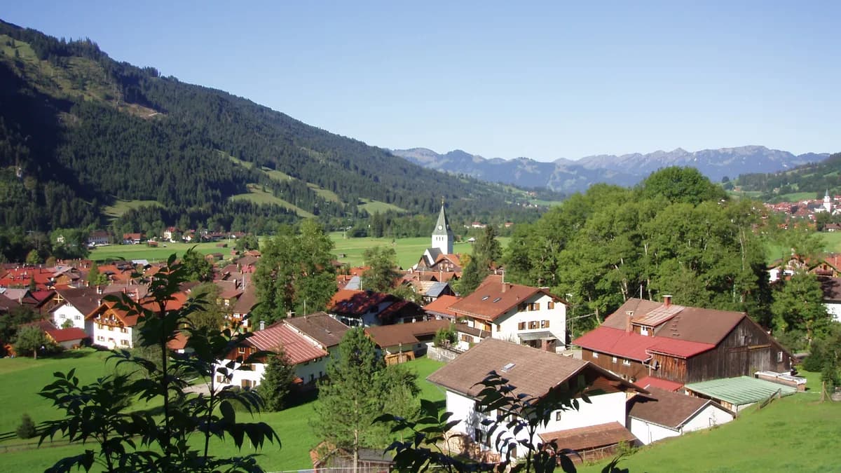 Stadtansicht von Bad Hindelang