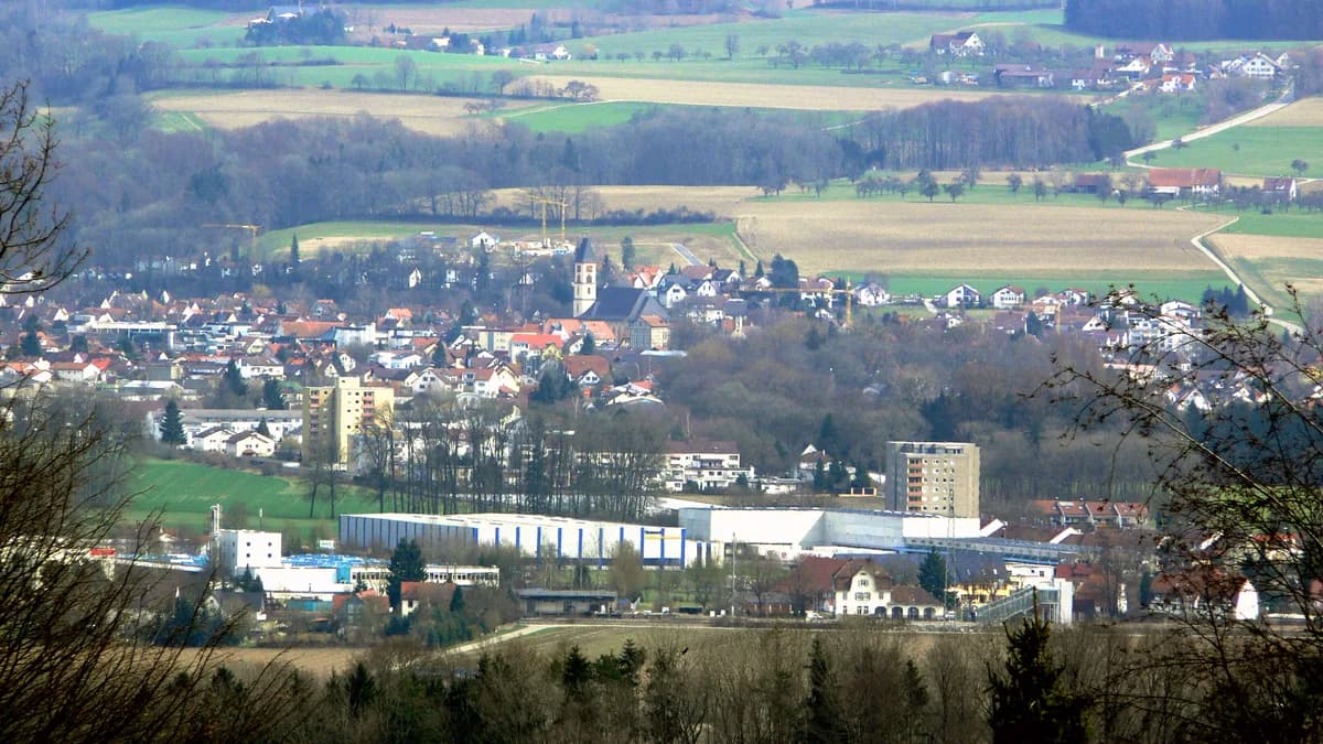 Stadtansicht von Baienfurt
