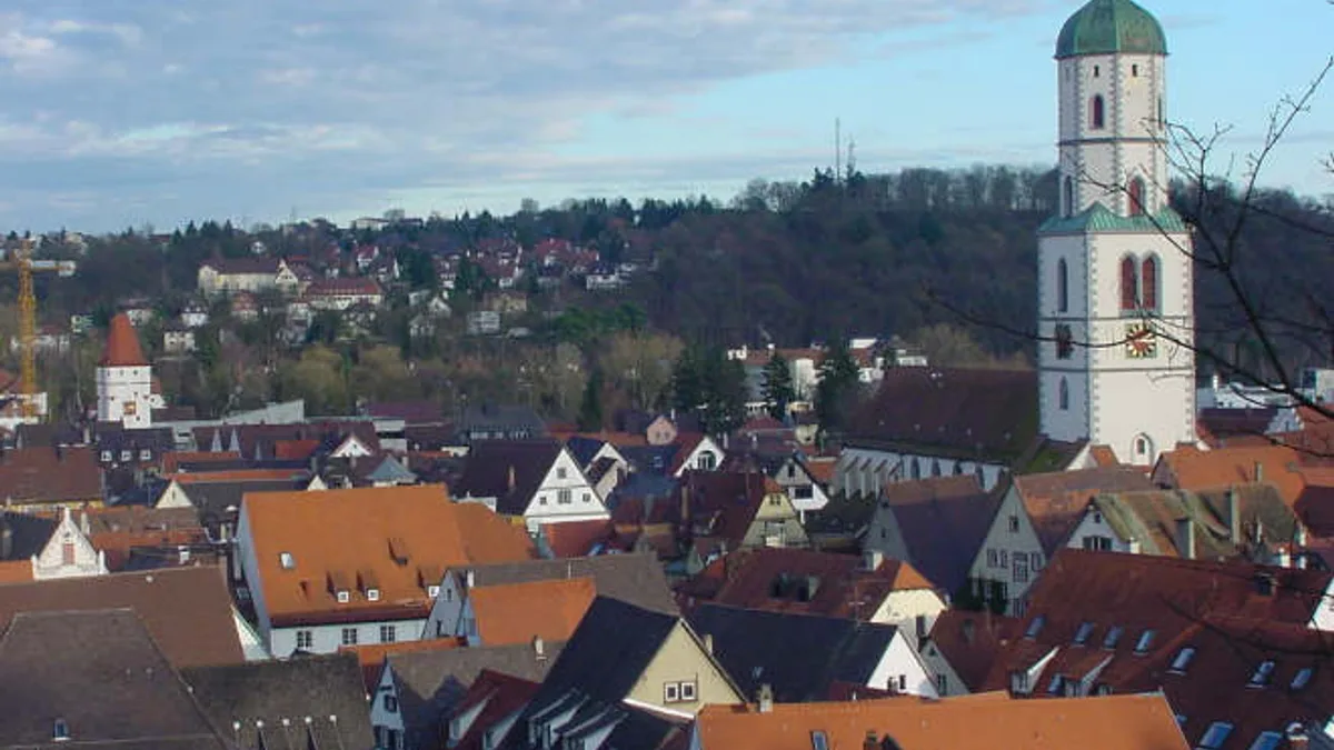 Stadtansicht von Biberach