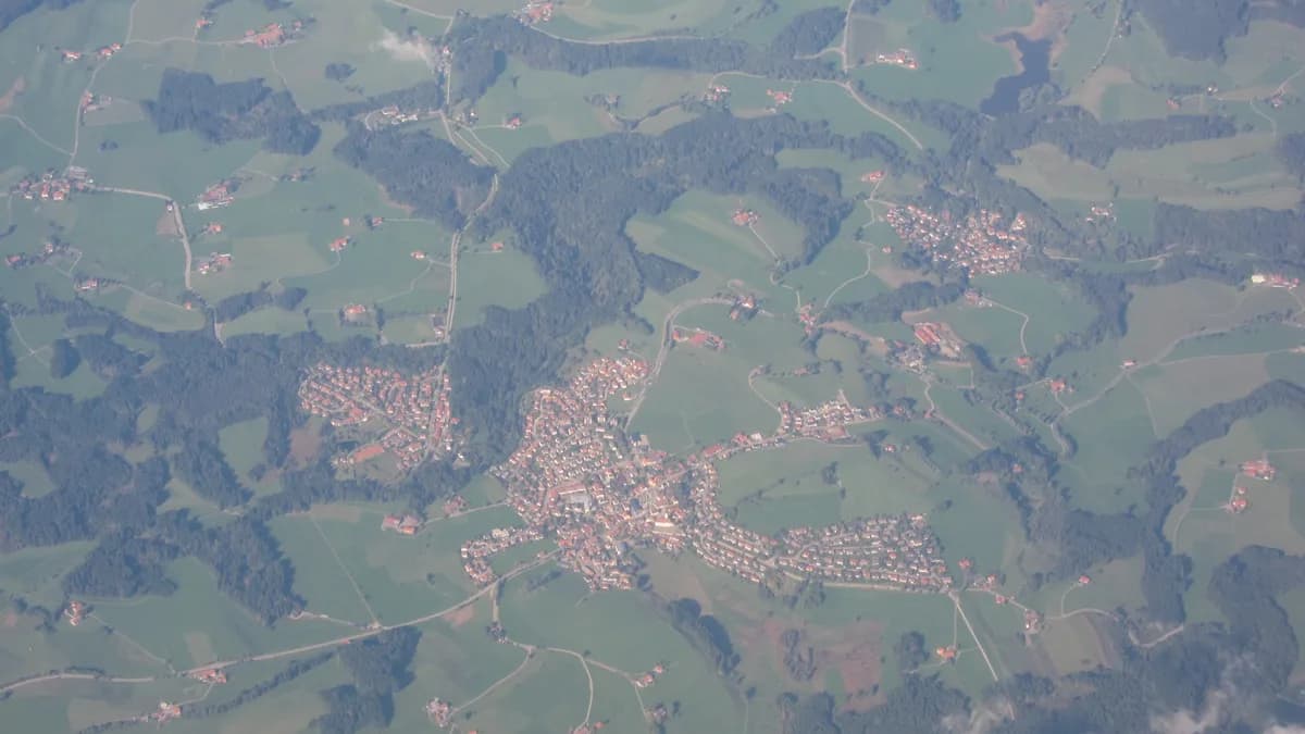 Stadtansicht von Buchenberg