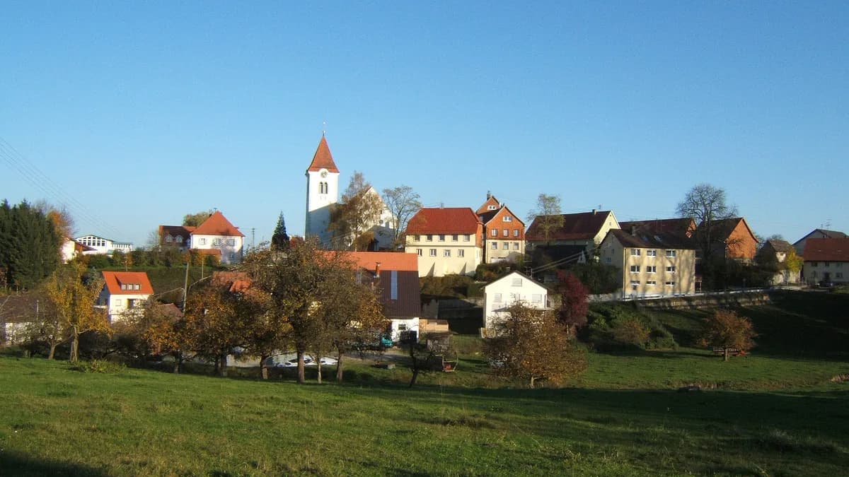 Stadtansicht von Herdwangen-Schönach