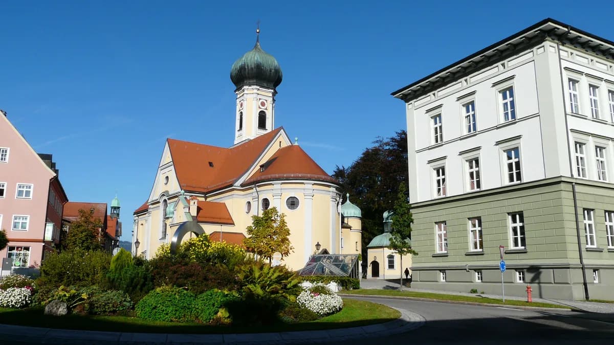 Stadtansicht von Immenstadt im Allgäu