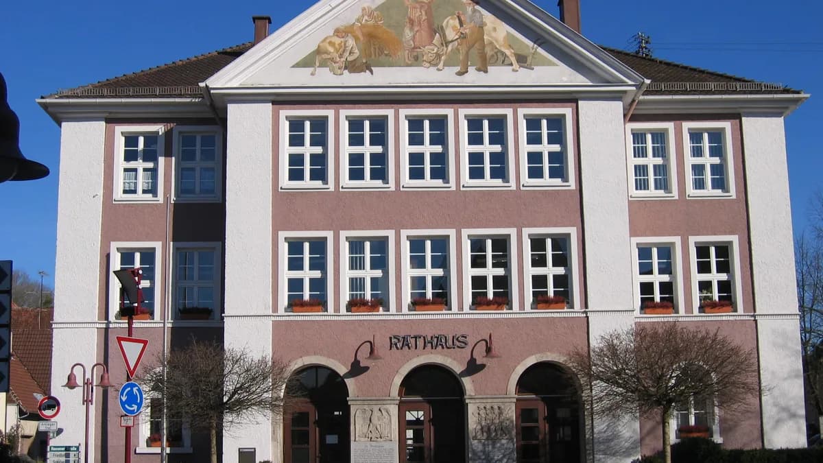 Stadtansicht von Krauchenwies