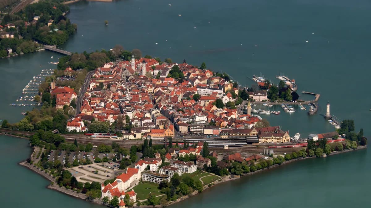Stadtansicht von Lindau