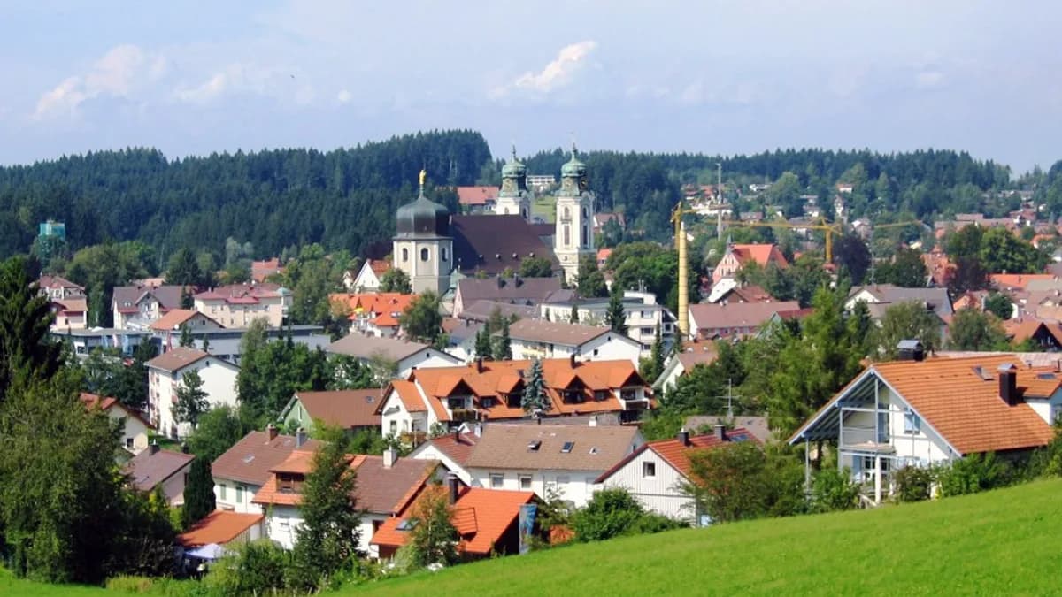 Stadtansicht von Lindenberg im Allgäu