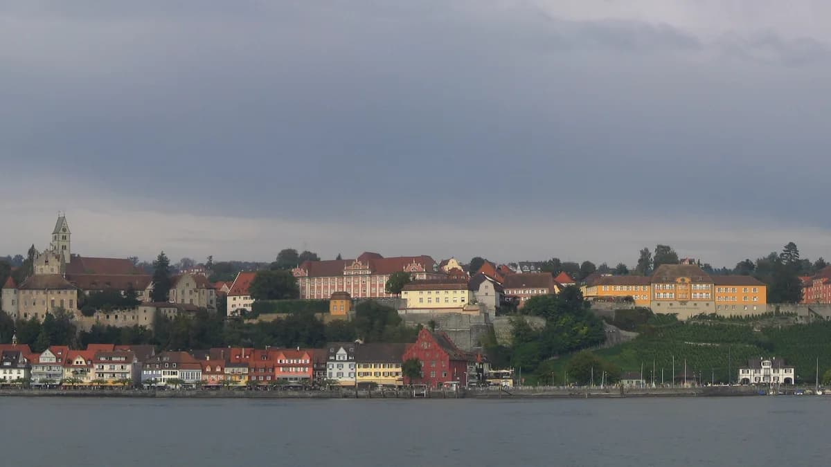 Stadtansicht von Meersburg