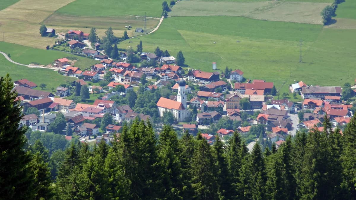 Stadtansicht von Rettenberg