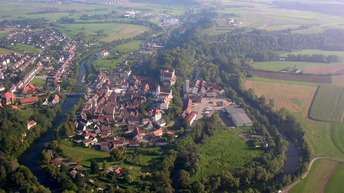 Stadtansicht von Scheer
