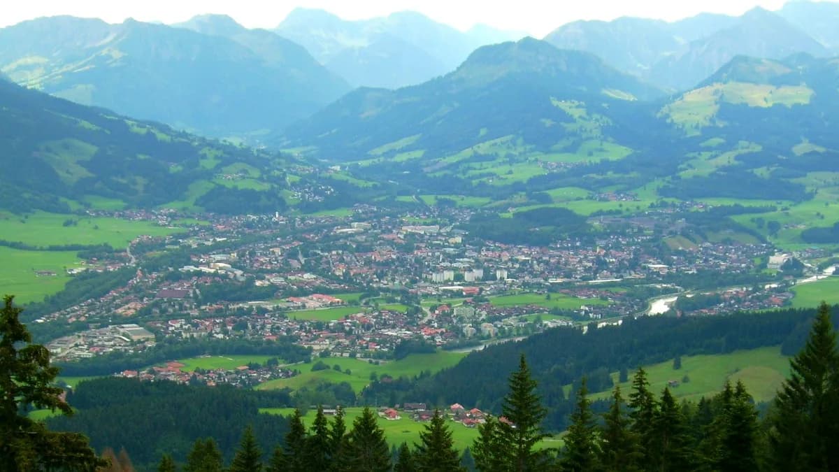 Stadtansicht von Sonthofen