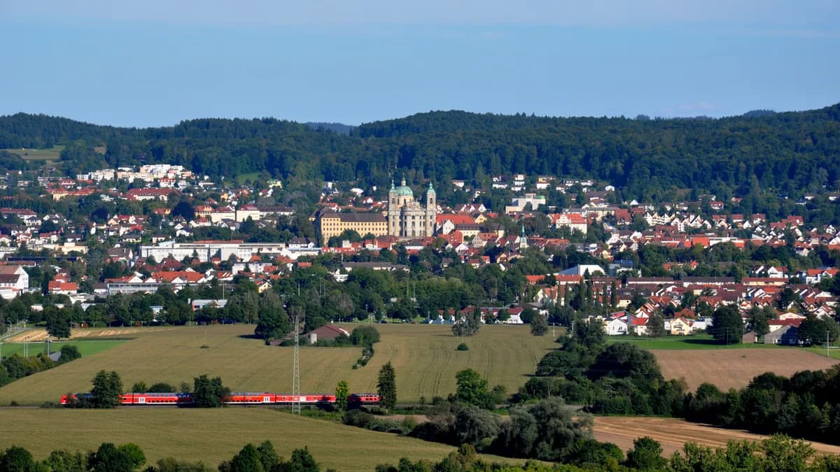 Stadtansicht von Weingarten