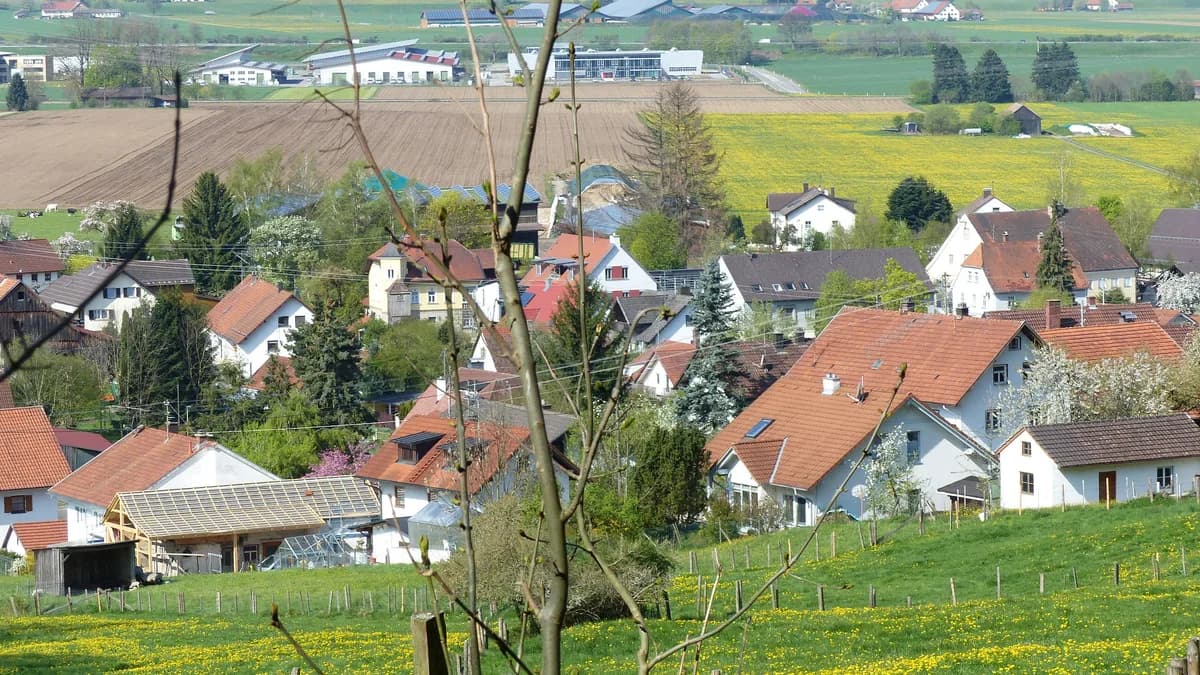 Stadtansicht von Wolfertschwenden