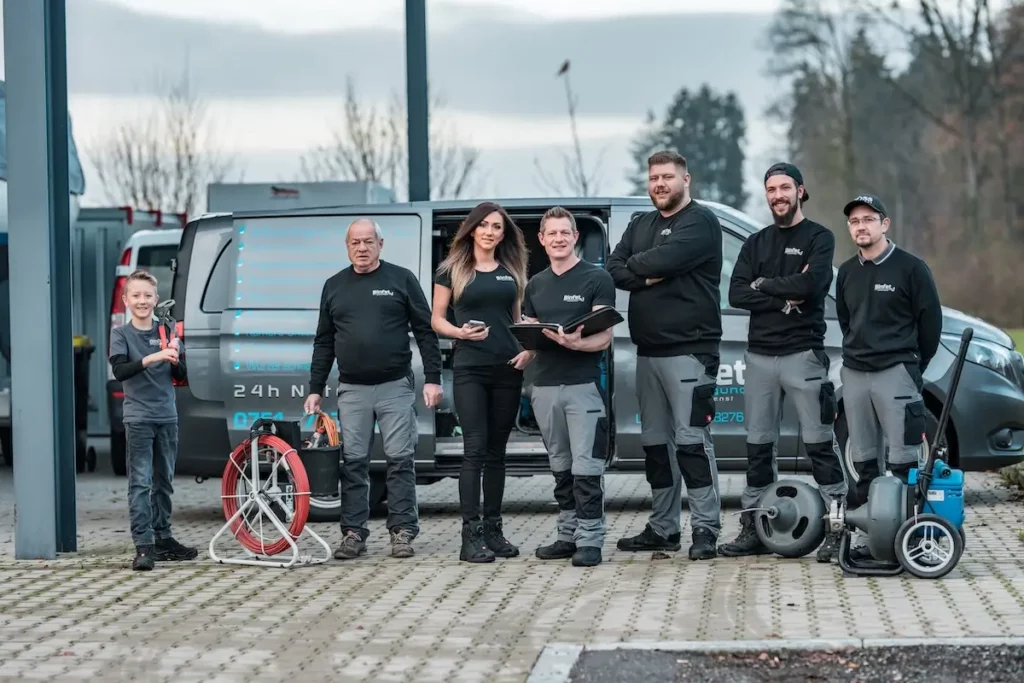Das Team von Binfet Rohrreinigung